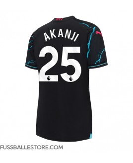 Günstige Manchester City Manuel Akanji #25 3rd trikot Damen 2023-24 Kurzarm